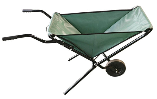 Large Capacity Garden Wheelbarrow, 44 x 24.5 x 26.5 cm, 176 kg Capacity, Collapsible HYGRAD BUILT TO SURVIVE