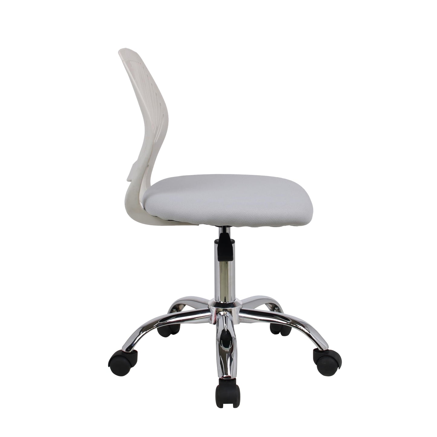 HYGRAD BUILT TO SURVIVE Swivel Chair Ergonomic Rolling Adjustable Gas Lift Kids Children Teens Study 360 Swivel Armless Chair Seat With Wheels (Light Grey) HYGRAD BUILT TO SURVIVE