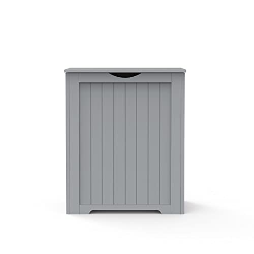 Grey Large Wooden Shaker Style Laundry Toys Clothes Bin Basket Hamper Storage Lid HYGRAD BUILT TO SURVIVE