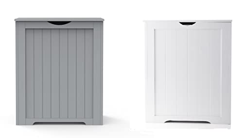 Large Wooden Shaker Style Laundry Toys Clothes Bin Basket Hamper Storage With Lid In 2 Colours HYGRAD BUILT TO SURVIVE