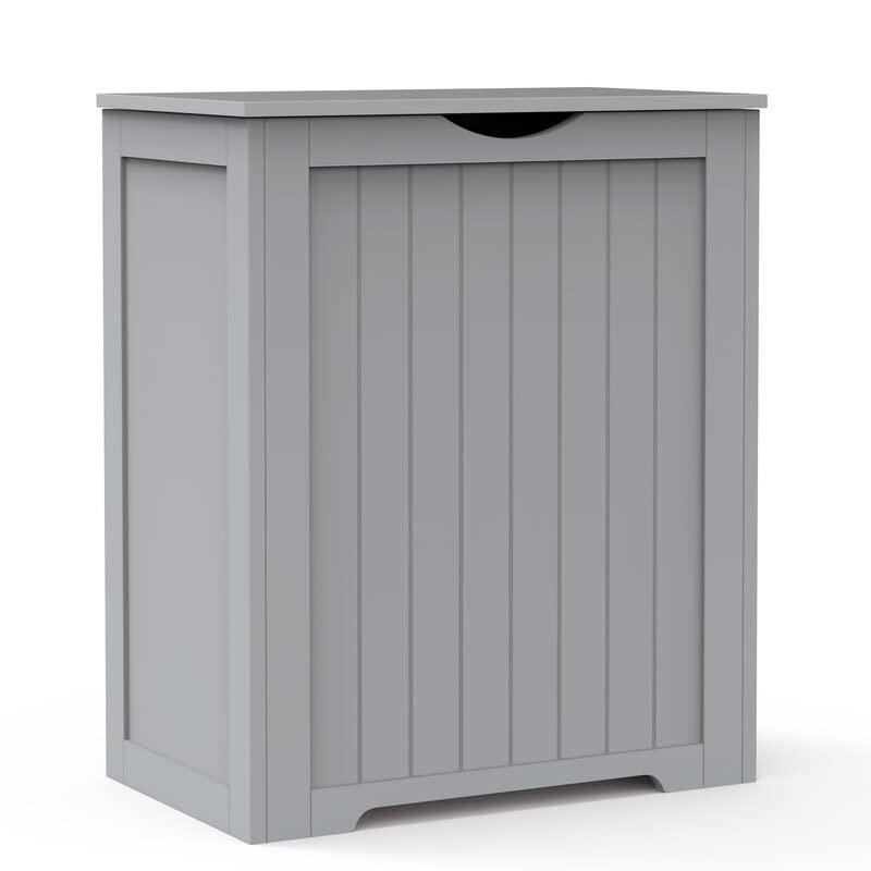 Large Wooden Shaker Style Laundry Toys Clothes Bin Basket Hamper Storage With Lid In 2 Colours HYGRAD BUILT TO SURVIVE