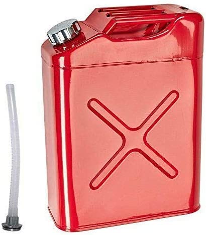 HYGRAD BUILT TO SURVIVE 20L 5 Gallon Steel Fuel Gasoline Petrol Diesel Water Jerry Can Tank Container Backup Storage HYGRAD BUILT TO SURVIVE