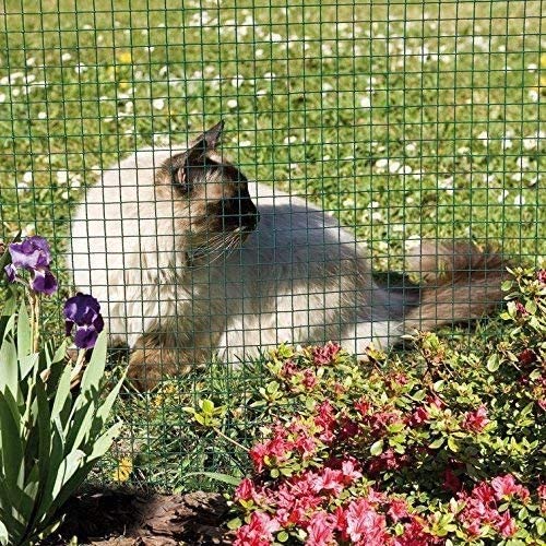 Green PVC Coated Chicken Rabbit Wire Welded Mesh Fence For Garden Fencing Guard Barrier Sizes (0.9M x 30M) Hygrad Built to Survive