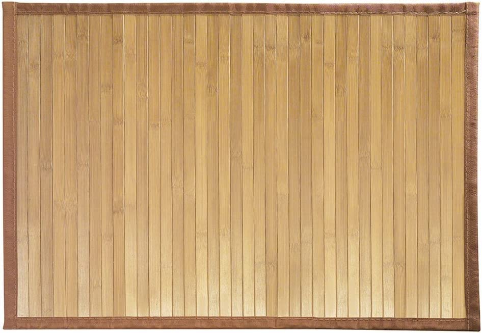HYGRAD BUILT TO SURVIVE Bamboo Wood Floor Mat Rug Carpet For Home Bathroom Livingroom Indoors Outdoors In Different Sizes (24 (L) x 72 (W) inches) HYGRAD BUILT TO SURVIVE