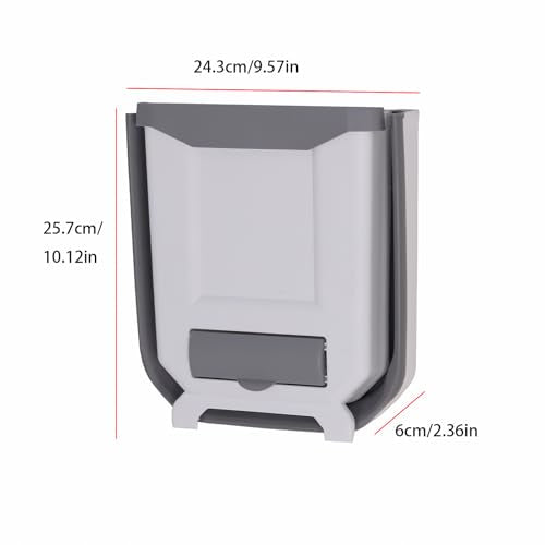 HYGRAD BUILT TO SURVIVE Small Collapsible Door Hanging Wall Mount Bags Holder Trash Garbage Waste Recycling Bin Container HYGRAD BUILT TO SURVIVE