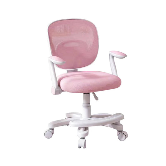 HYGRAD BUILT TO SURVIVE Swivel Chair Ergonomic Rolling Adjustable Kids Children Teens 360 Swivel Revolving Chair With Armrest & Foot Rest In Colours (Pink) HYGRAD BUILT TO SURVIVE