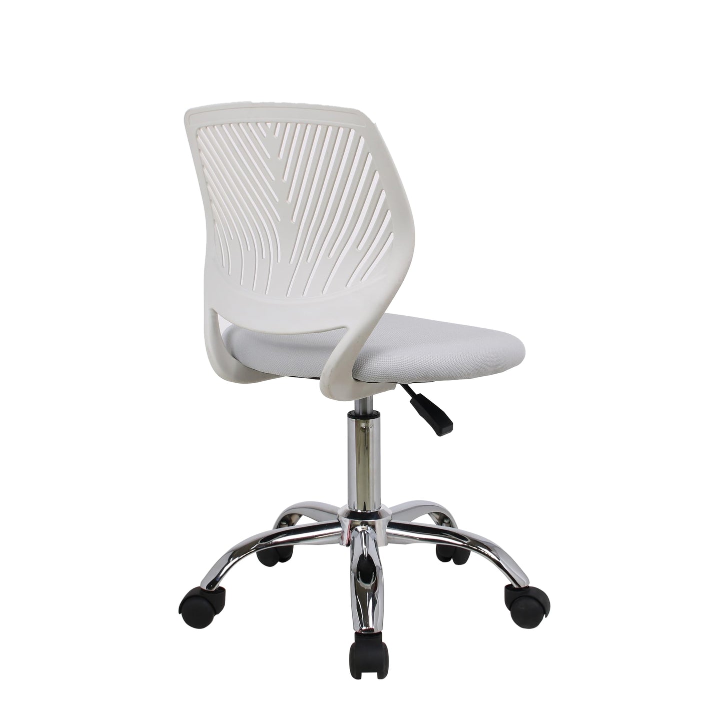 HYGRAD BUILT TO SURVIVE Swivel Chair Ergonomic Rolling Adjustable Gas Lift Kids Children Teens Study 360 Swivel Armless Chair Seat With Wheels (Light Grey) HYGRAD BUILT TO SURVIVE