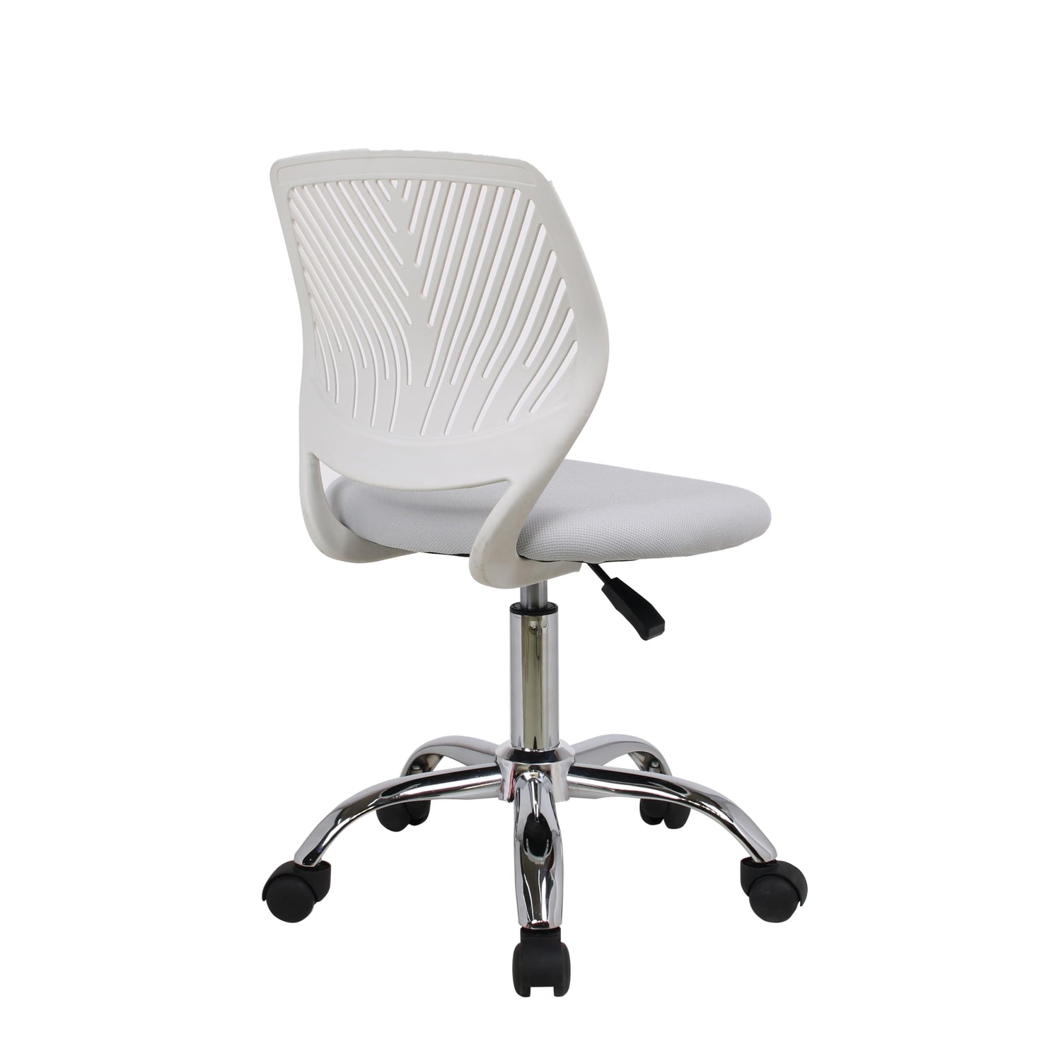 HYGRAD BUILT TO SURVIVE Swivel Chair Ergonomic Rolling Adjustable Gas Lift Kids Children Teens Study 360 Swivel Armless Chair Seat With Wheels (Light Grey) HYGRAD BUILT TO SURVIVE
