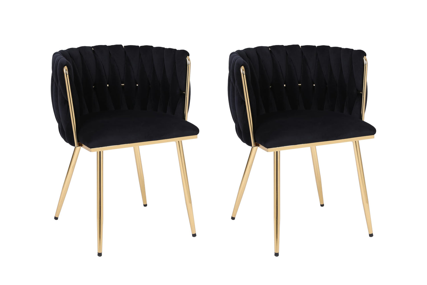 HYGRAD BUILT TO SURVIVE Set of 2 x Luxury Velvet/Metal Upholstered Seat Woven Dining Kitchen Home Restaurant Bar Pub Stool Chair (Cream/Gold) HYGRAD BUILT TO SURVIVE