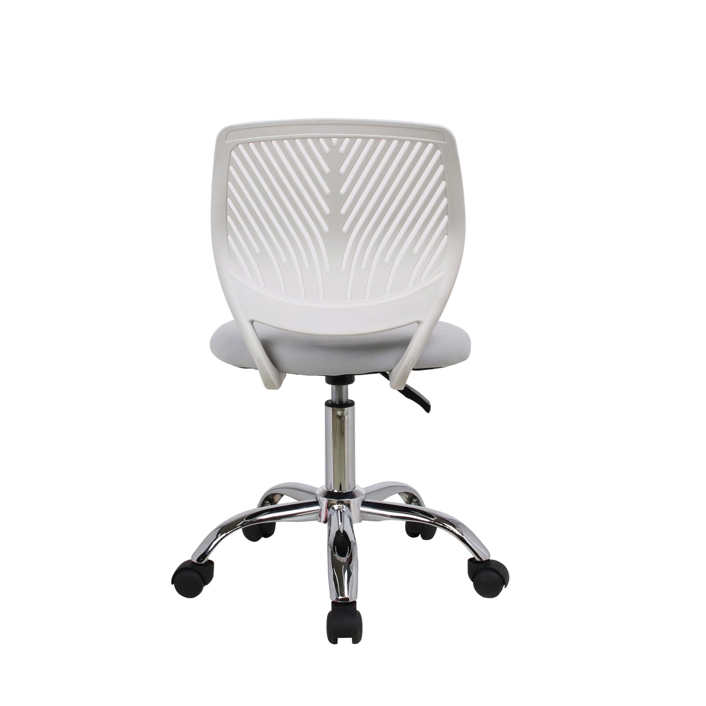 HYGRAD BUILT TO SURVIVE Swivel Chair Ergonomic Rolling Adjustable Gas Lift Kids Children Teens Study 360 Swivel Armless Chair Seat With Wheels (Light Grey) HYGRAD BUILT TO SURVIVE
