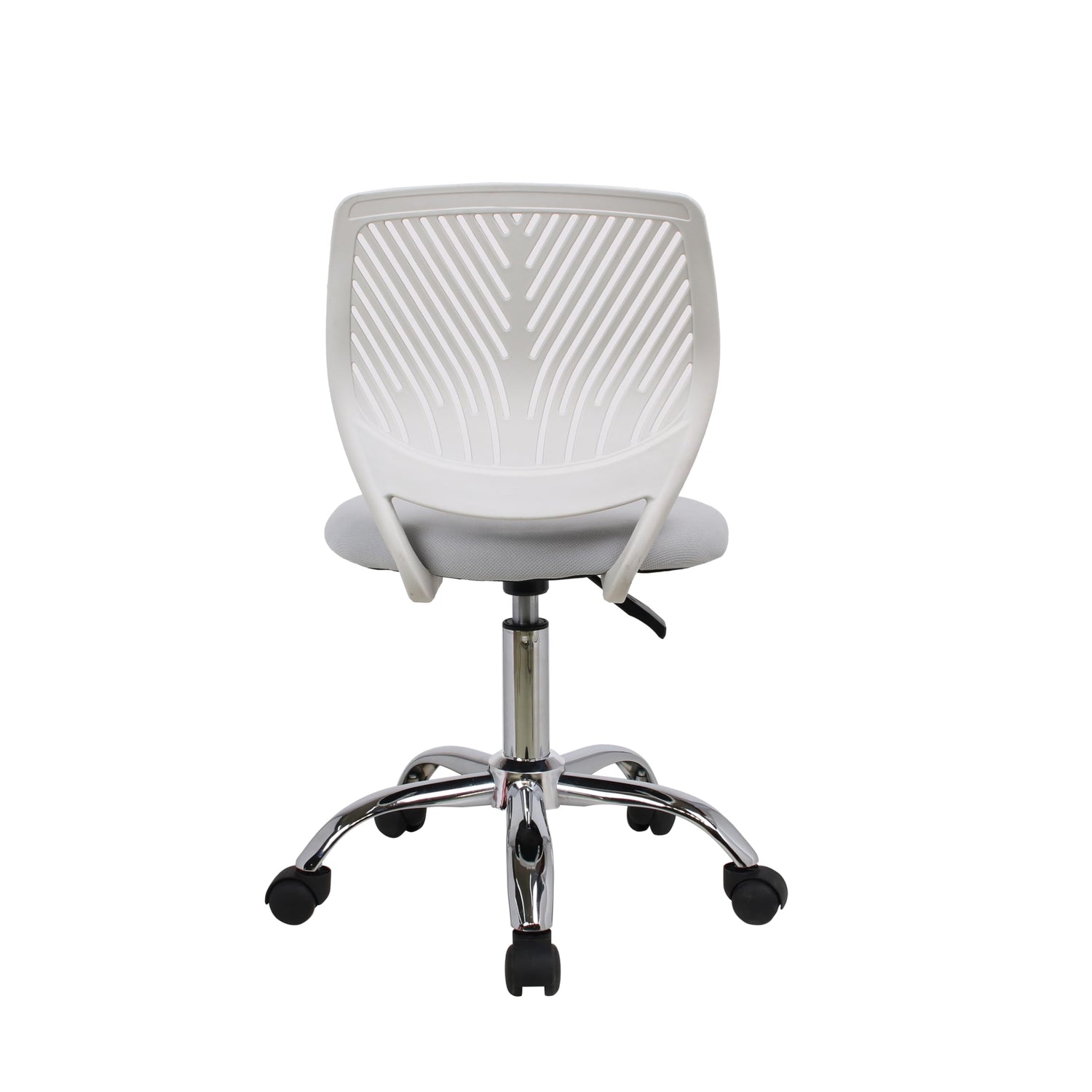 HYGRAD BUILT TO SURVIVE Swivel Chair Ergonomic Rolling Adjustable Gas Lift Kids Children Teens Study 360 Swivel Armless Chair Seat With Wheels (Light Grey) HYGRAD BUILT TO SURVIVE