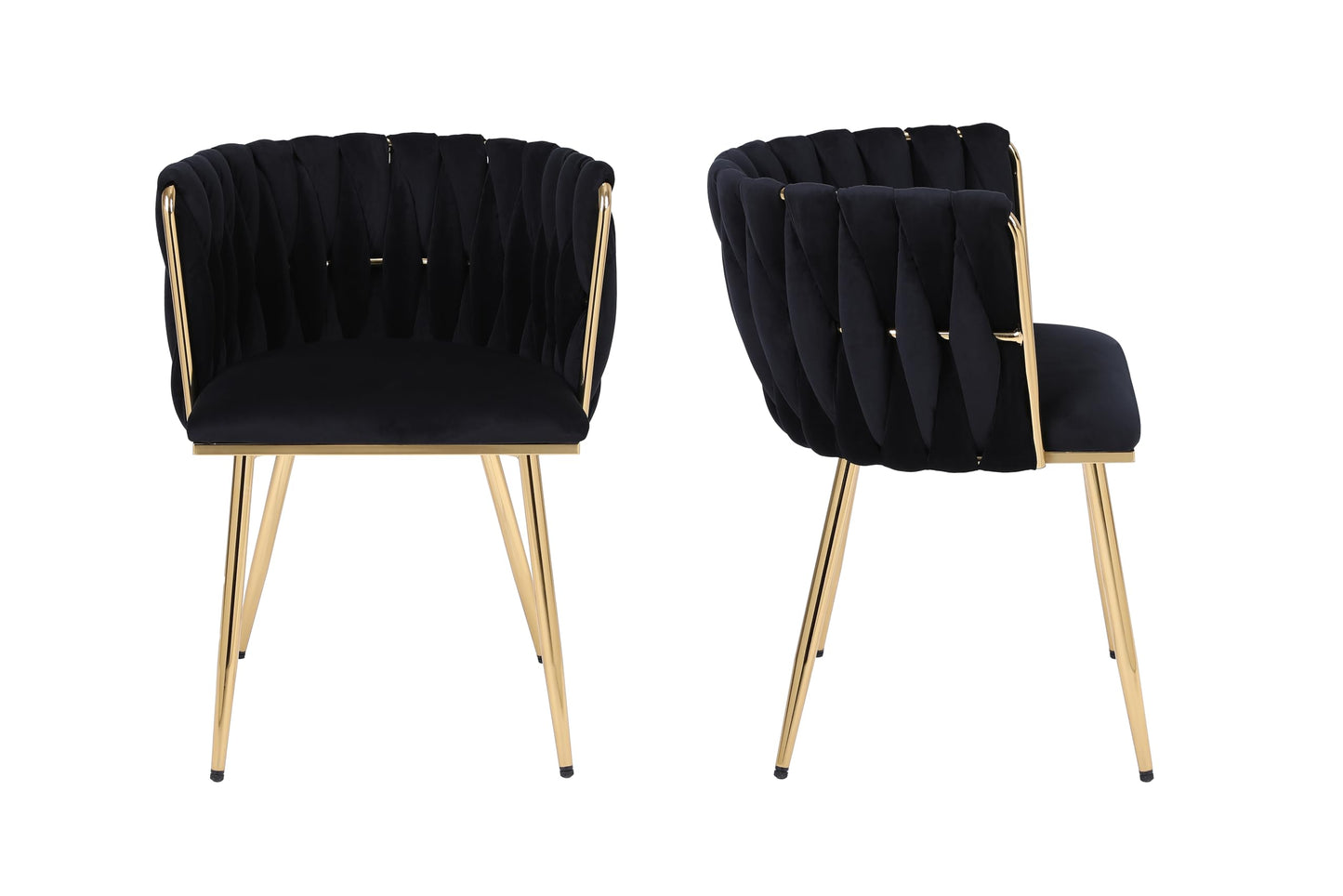 HYGRAD BUILT TO SURVIVE Set of 2 x Luxury Velvet/Metal Upholstered Seat Woven Dining Kitchen Home Restaurant Bar Pub Stool Chair (Cream/Gold) HYGRAD BUILT TO SURVIVE