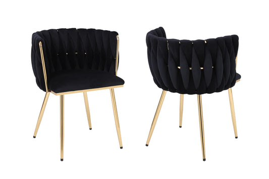 HYGRAD BUILT TO SURVIVE Set of 2 x Luxury Velvet/Metal Upholstered Seat Woven Dining Kitchen Home Restaurant Bar Pub Stool Chair (Cream/Gold) HYGRAD BUILT TO SURVIVE