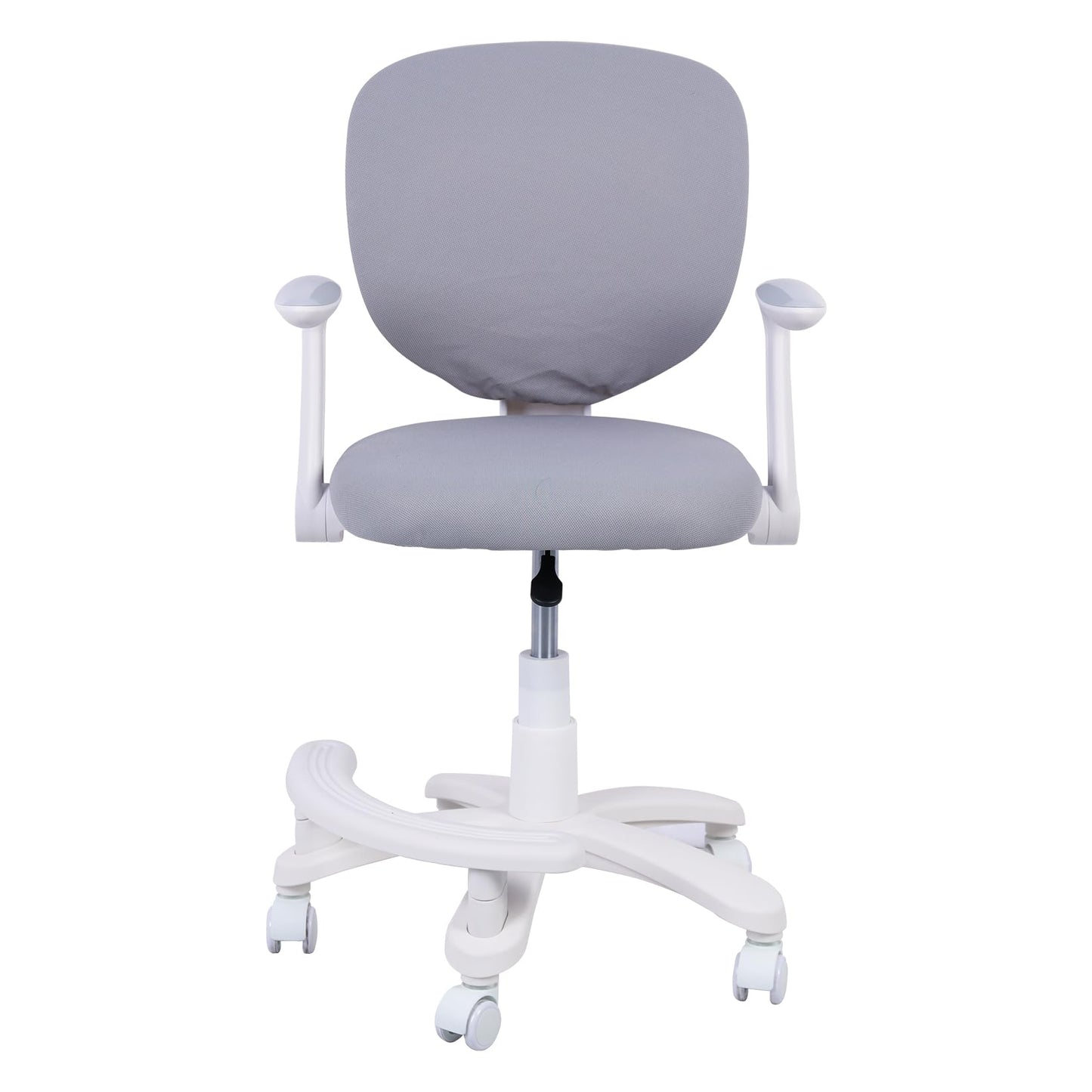 HYGRAD BUILT TO SURVIVE Swivel Chair Ergonomic Rolling Adjustable Kids Children Teens 360 Swivel Revolving Chair With Armrest & Foot Rest In Colours (Grey) HYGRAD BUILT TO SURVIVE