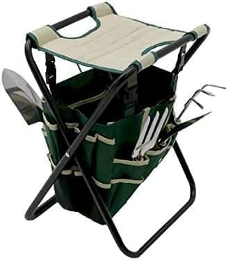 7 Piece Portable Folding Gardening Outdoor Fishing Picnic Stool Chair With 5 Tools HYGRAD BUILT TO SURVIVE