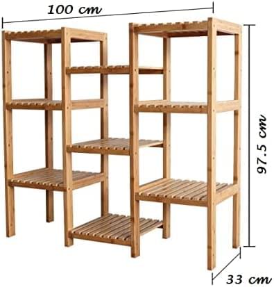 3 in 1 Multifunctional Bamboo Wood Outdoor Indoor Display Shelf Rack Unit Organiser HYGRAD BUILT TO SURVIVE