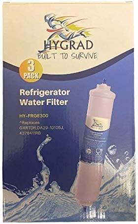 2 x Hygrad Refrigerator Fridge Replacement Refill Filter For Samsung, Culligan, Brita TUV/SUD Certified HYGRAD BUILT TO SURVIVE