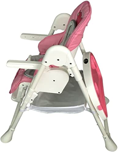 Portable 3 in 1 Baby Toddler Infant Reclining High Chair Feeding Tray Table Pink HYGRAD BUILT TO SURVIVE