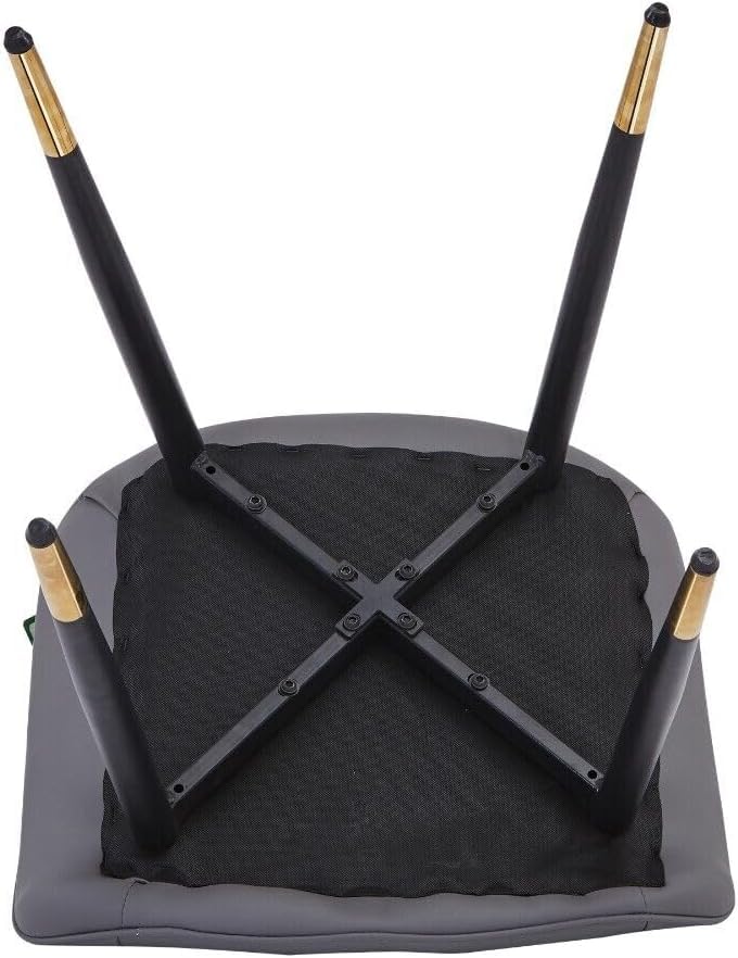 HYGRAD BUILT TO SURVIVE 2 x Faux PU Leather Accent Padded Cushioned ...