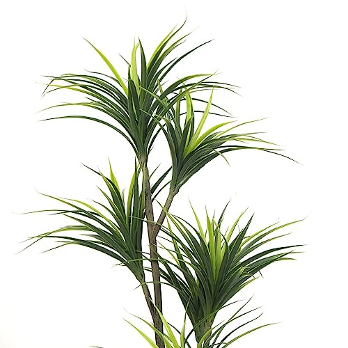 HYGRAD BUILT TO SURVIVE Tall Green Indoor Outdoor Artificial Faux Fake Decorative Home Office Exotic Tropical Plant (Dracaena Draco 150cm) HYGRAD BUILT TO SURVIVE