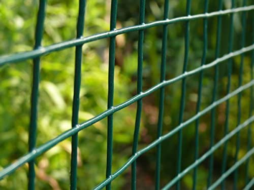 Green PVC Coated Chicken Rabbit Wire Welded Mesh Fence For Garden Fencing Guard Barrier Sizes (1.2 x 45M) Hygrad Built to Survive