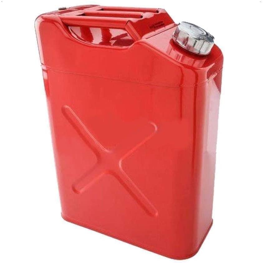 20L 5 Gallon Steel Fuel Gasoline Petrol Diesel Jerry Can Tank Container Backup (4) Hygrad Built to Survive