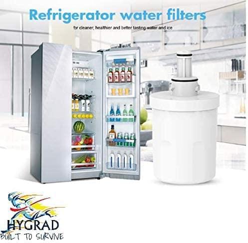 2 x Hygrad Refrigerator Fridge Replacement Water Filter For Samsung Aqua Pure Plus Compatible DA29-00003 TUV SUD certified HYGRAD BUILT TO SURVIVE