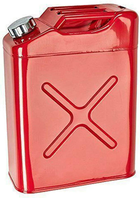 20L 5 Gallon Steel Fuel Gasoline Petrol Diesel Jerry Can Tank Container Backup (1) Hygrad Built to Survive