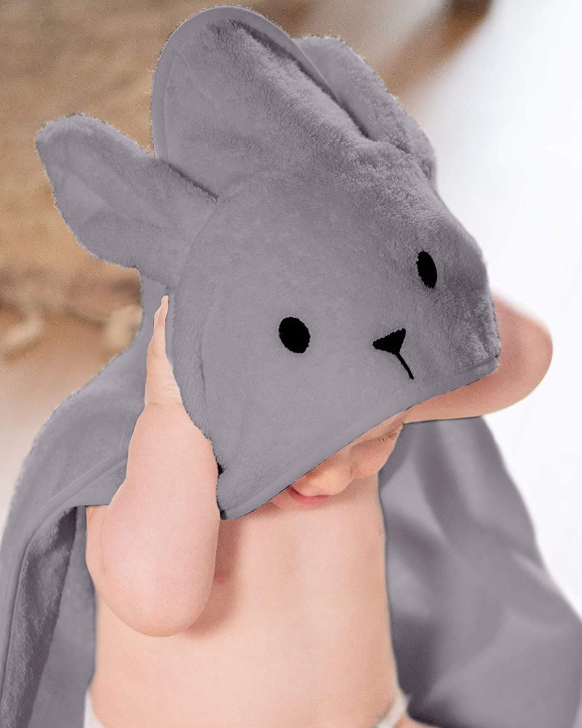 Imperium 11 100% Soft Cotton Hooded Bunny Rabbit Unisex Baby Kids Childern Towel Wrap up in 5 Colours HYGRAD BUILT TO SURVIVE