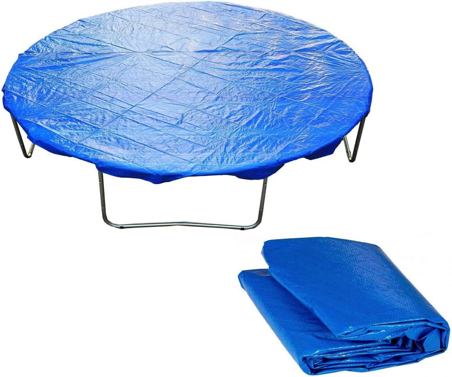 HYGRAD BUILT TO SURVIVE Blue Trampoline Rain Weather Dust Replacement Cover Protector Sheet In 3 Sizes HYGRAD BUILT TO SURVIVE