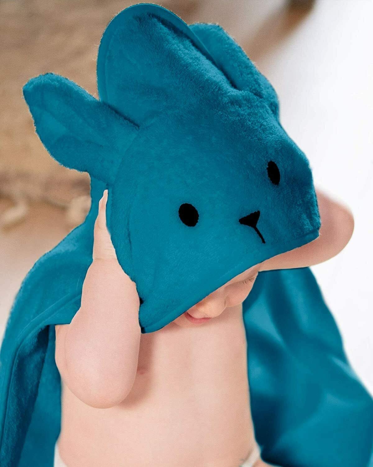 Imperium 11 100% Soft Cotton Hooded Bunny Rabbit Unisex Baby Kids Childern Towel Wrap up in 5 Colours HYGRAD BUILT TO SURVIVE