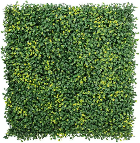 HYGRAD BUILT TO SURVIVE Artificial Boxwood Green Topiary Fence Screen Wall Hedge For Outdoors/Indoors Several Designs 50 x 50cms HYGRAD BUILT TO SURVIVE